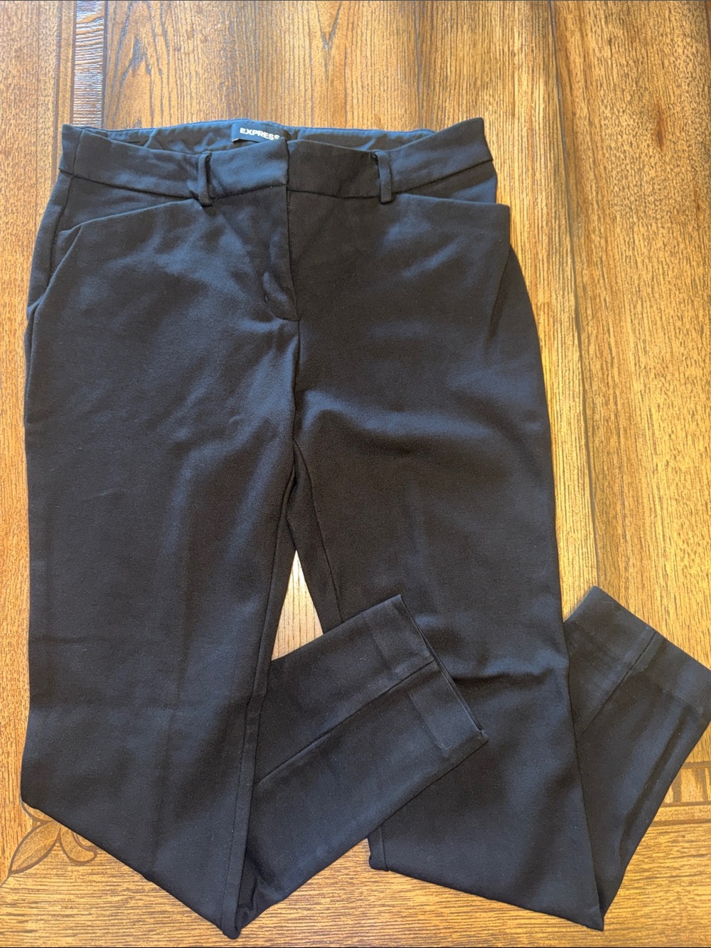Express Black Skinny Ponte Ankle Pants